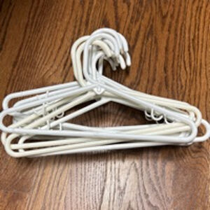 Unbranded White Kids Plastic Hangers